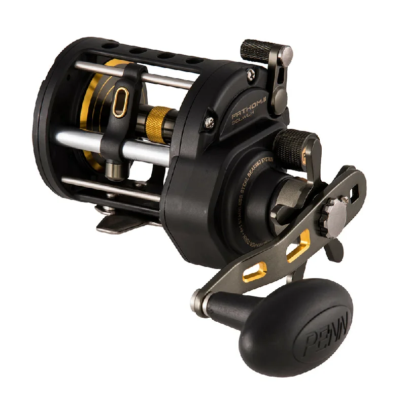 Fishing line smooth hold-PENN FTHII20LWLH Fathom II Level Wind 20 Left Hand Reel [1481308]