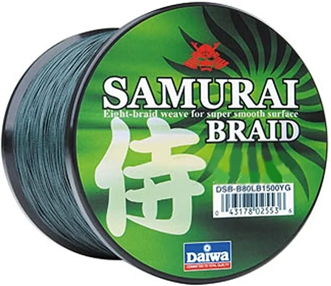 Fishing hook glow steady-Samurai Braid - 30lb- 1500 YD Bulk