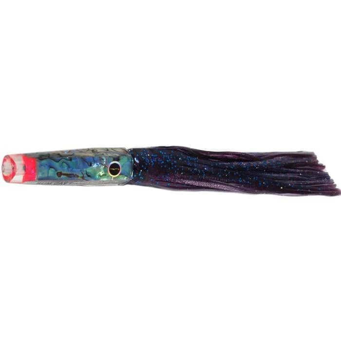 Fishing hook quick hold-Black Bart Rum Cay Candy Light Tackle Lure - Purple Fleck/Purple Blue Dot