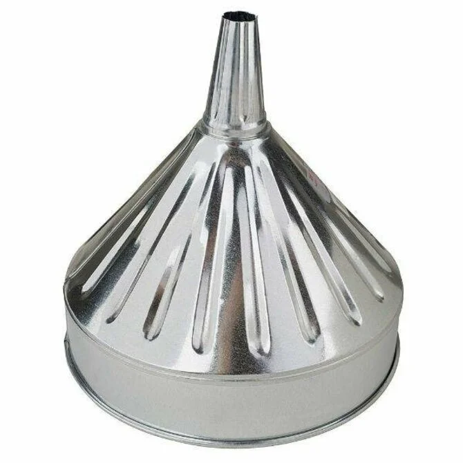 Fishing bait scent hold-National Spencer - Galvanized Funnel 8 Qt