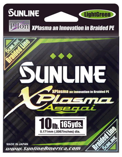 Fishing reel lightweight hold-Sunline Xplasma Asegai Braided Line