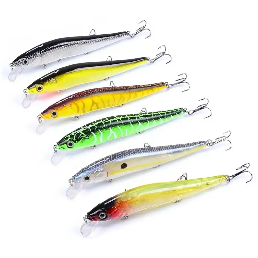 Fishing rod bank case-Lureswholesale® Jerk Baits for Bass Fishing Minnow Lures