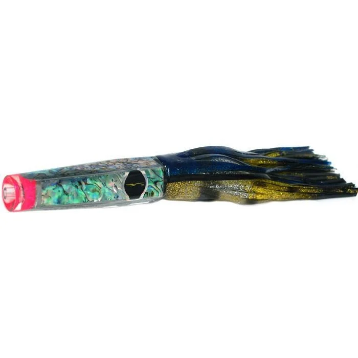 Fishing line cast hold-Black Bart San Sal Candy Medium Tackle Lure - Yellowfin/Silver Gold Black