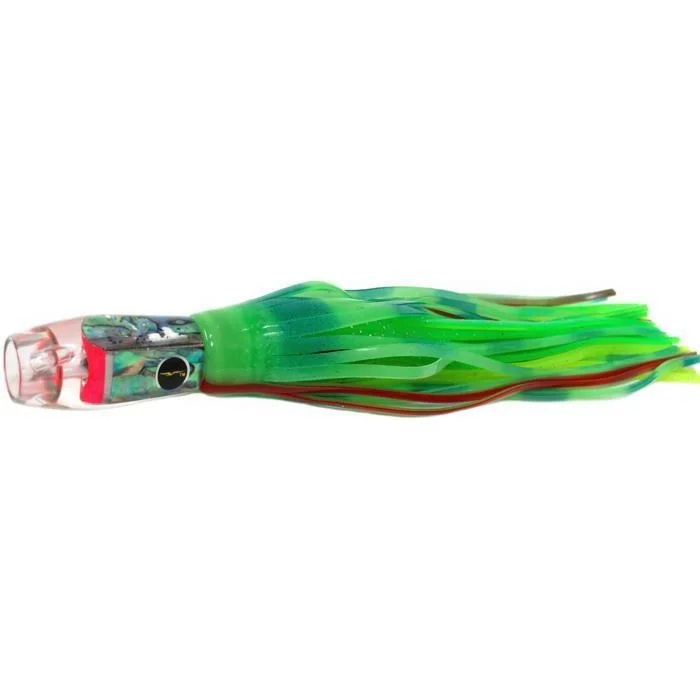 Fishing hook quick grip-Black Bart Pro Jet Light Tackle Lure - Glow/Green Chartreuse Dot