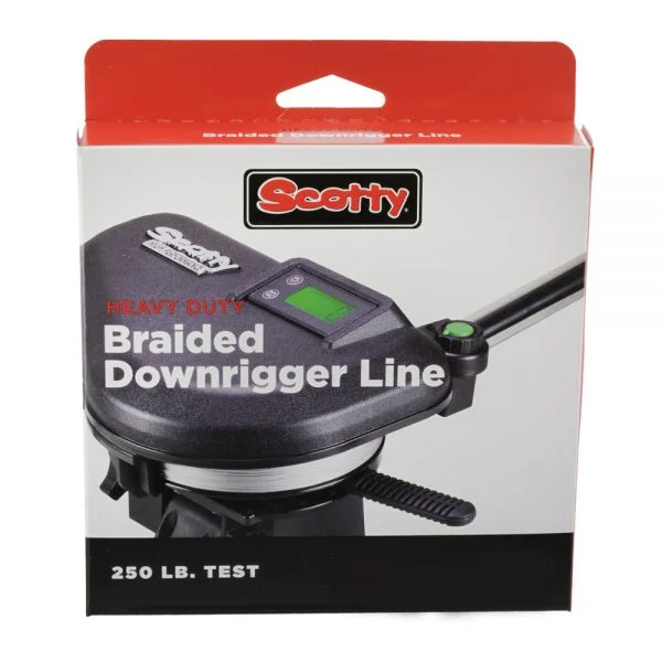 Fishing line cast hold-Scotty 2202k Braided Downrigger Line 250lb 400ft