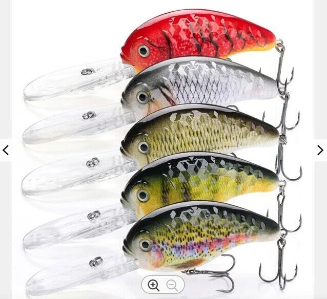 Fishing tackle multi-case-Deep Diving Crankbait Wobbler Lure 130mm 34g