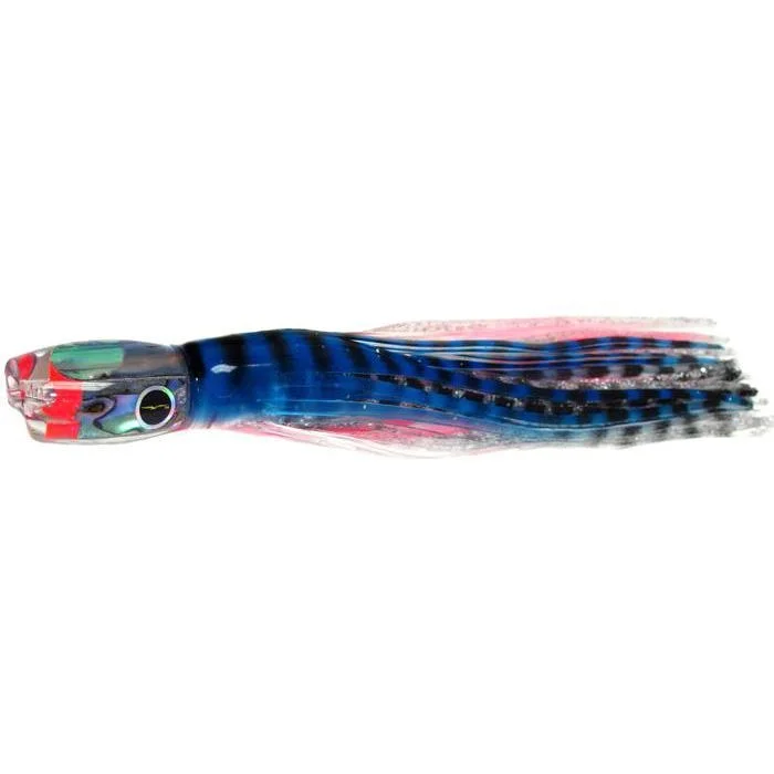 Fishing reel lightweight control-Black Bart Pelagic Breakfast Light Tackle Lure - Blue Pink Tiger/Silver Tiger