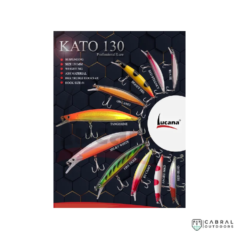 Fishing bait scent case-Lucana Kato 130 Hard Lure | 21-24g | 1pcs/pkt