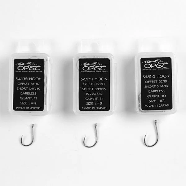 Fishing line spool support-OPST Swing Hooks