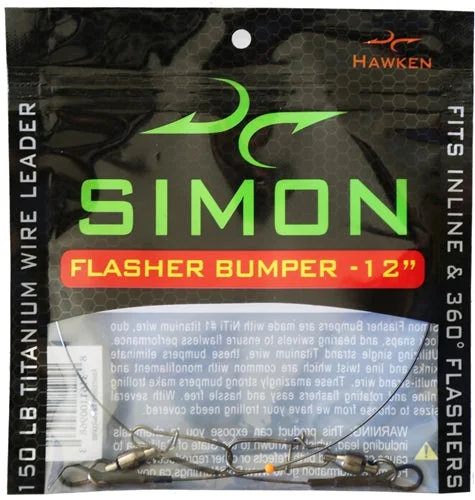 Fishing line thin steady-Simon Titanium Flasher Bumper