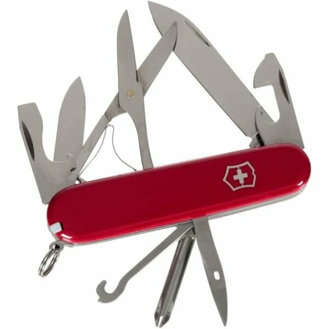 Fishing tackle rigid case-Victorinox - Swiss Army Knife Super Tinker Red