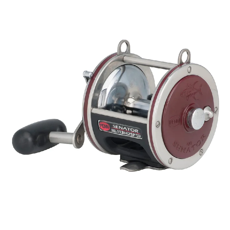 Fishing tackle stackable case-PENN 113H2SP Special Senator Star Drag 4/0 Right Hand Brass Spool Reel [1153840]