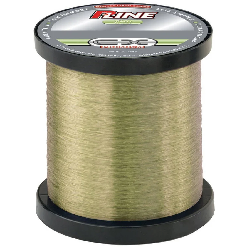 Fishing line cast steady-P-Line CX Premium Fluorocarbon Coated Line | 25 Lb.; Moss Green; 3000 Yds.