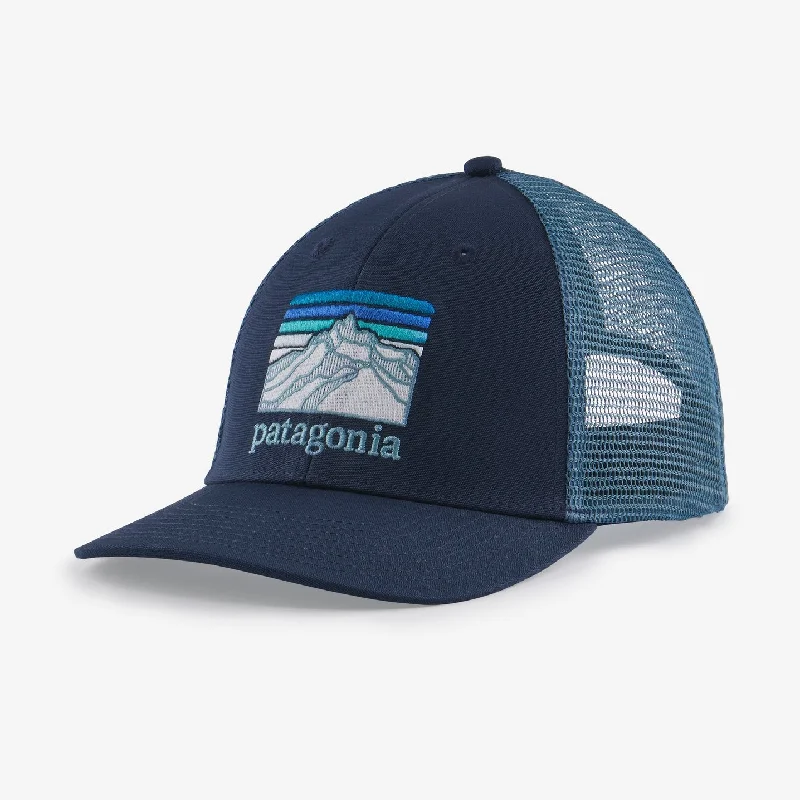 Fishing line cast stability-Patagonia Line Logo Ridge LoPro Trucker Hat