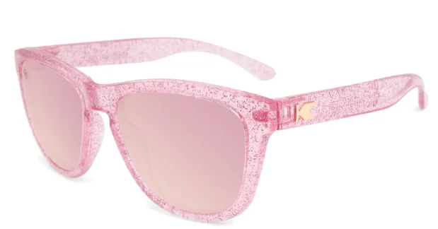 Fishing rod surf case-Kids Premiums Pink Sparkle Polarize Sunglasses