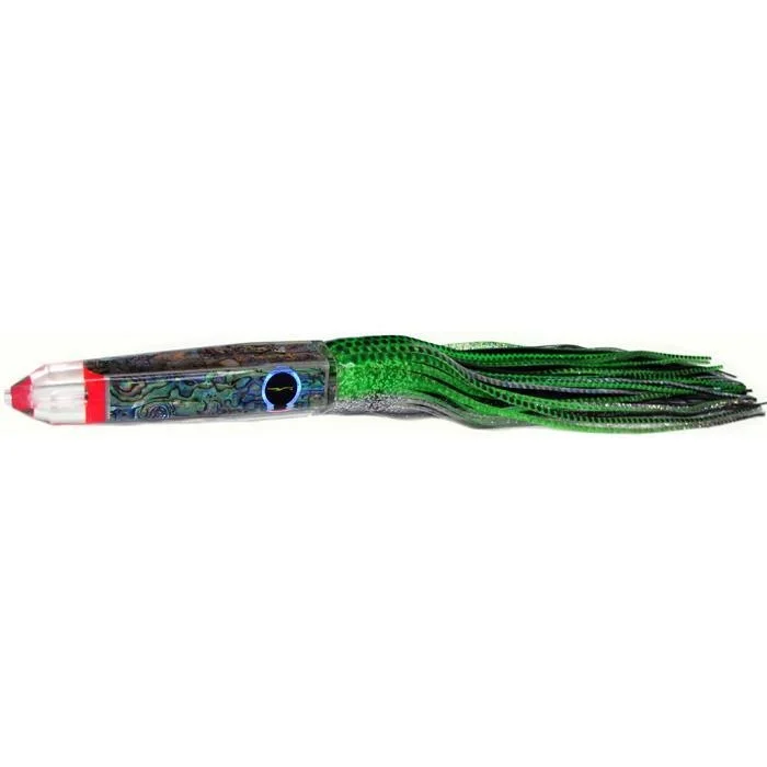 Fishing bait live case-Black Bart Wahoo Candy Medium Heavy Tackle Lure - Green/Black Dot