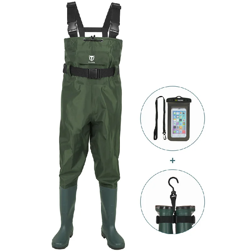 Fishing hook fine grip-TideWe®Bootfoot Fishing Chest Waders