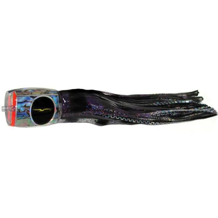 Fishing rod lightweight case-Black Bart Marlin Candy Medium Heavy Tackle Lure - Purple/Black Dot