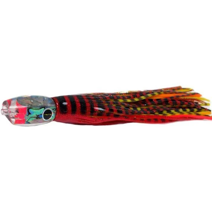 Fishing tackle utility case-Black Bart Pelagic Breakfast Light Tackle Lure - Red Tiger/Yellow Tiger