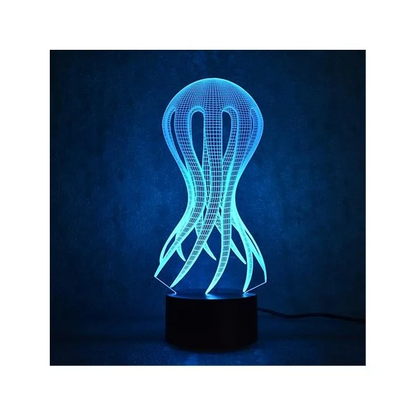 Fishing tackle travel pouch-Octopus 3D Lamp