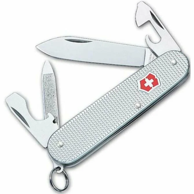 Fishing reel lightweight hold-Victorinox - Swiss Army Knife Cadet Silver Alox Knife