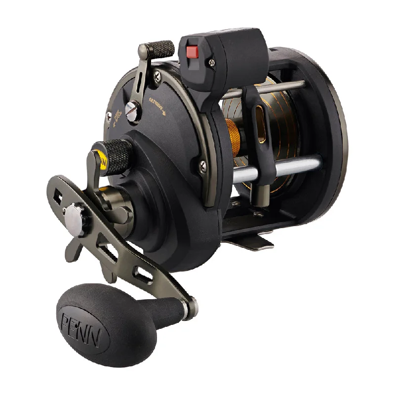 Fishing reel precision grip-PENN SQLII30LWLC Squall II Level Wind Reel w/Line Counter [1545930]