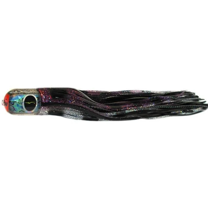 Fishing line smooth reach-Black Bart Punisher Medium Heavy Tackle Lure - Purple/Black Dot