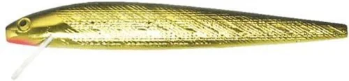 Fishing tackle durable case-RJ10-02 Rebel Jointed Minnow, 3.5 - Gold-Black