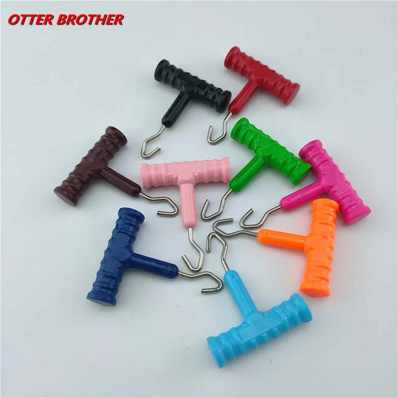 Fishing hook durable steady-1pcs Fishing Sea Stainless Steel Knot Puller Tool Rig Making Carp Terminal Tackle Making Accessories