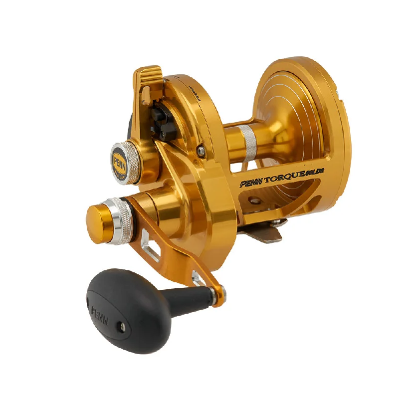 Fishing line knot hold-PENN Torque Lever Drag 2 Speed Reel Gold TRQ60LD2 [1501855]