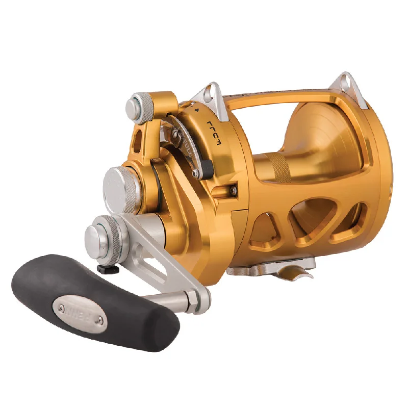 Fishing reel precision hold-PENN International 30 VISW INT30VISW 2-Speed Conventional Reel - Gold [1370779]