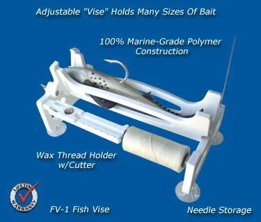 Fishing bait drying case-Live Bait & Bait Rigging/Fish Vise - FV-1