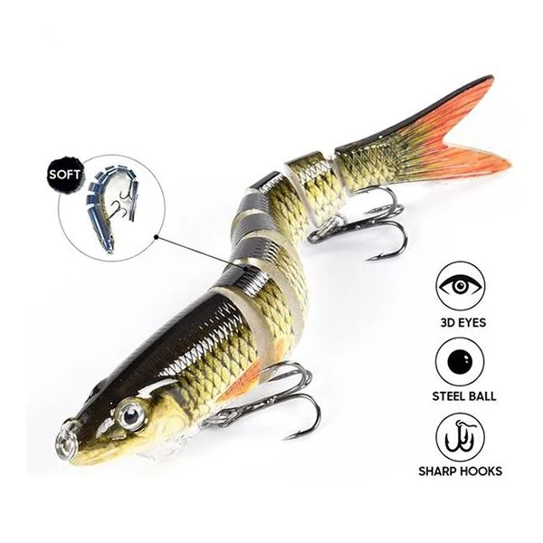 Fishing reel low support-Multi Jointed Lure