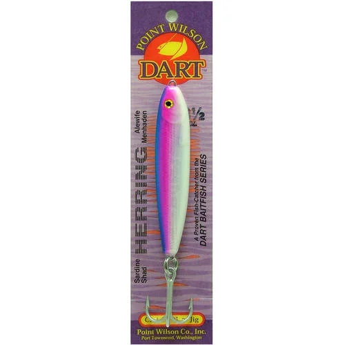 Fishing rod bank case-Point Wilson Herring Dart Jigging Spoon - 2-1/4 Oz. - Blue/Pearl