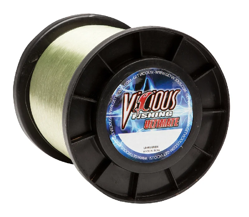 Fishing tackle durable case-Vicious Ultimate Lo-Vis Green Mono - 2LB Spool