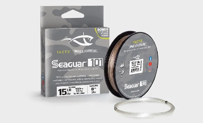 Fishing line knot hold-Seaguar 101 Tactx Braid with Fluorocarbon Leader