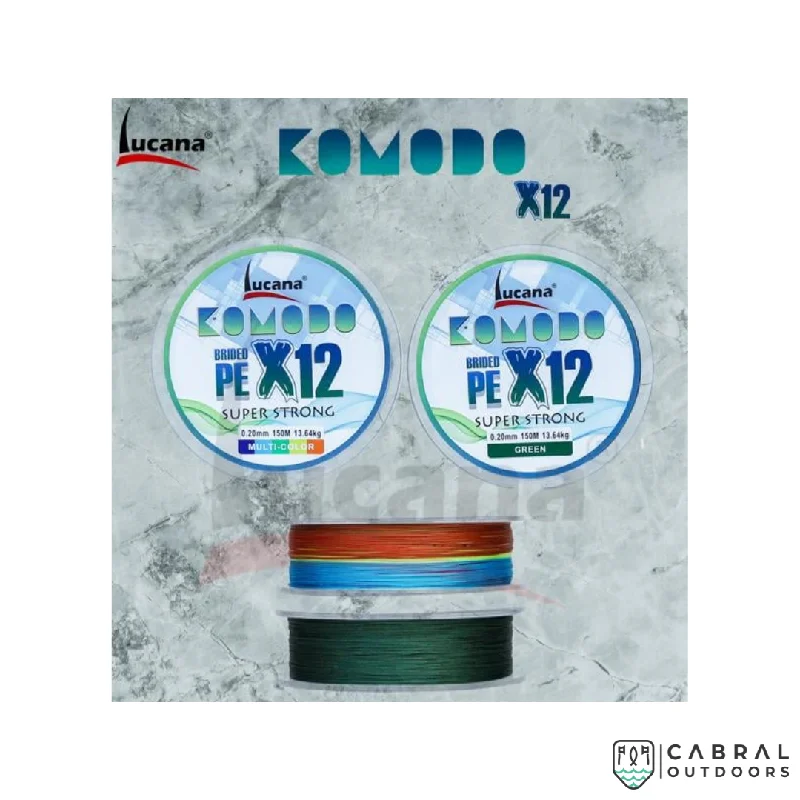 Fishing line cast hold-Lucana Komodo PE X12 150M Braid Line