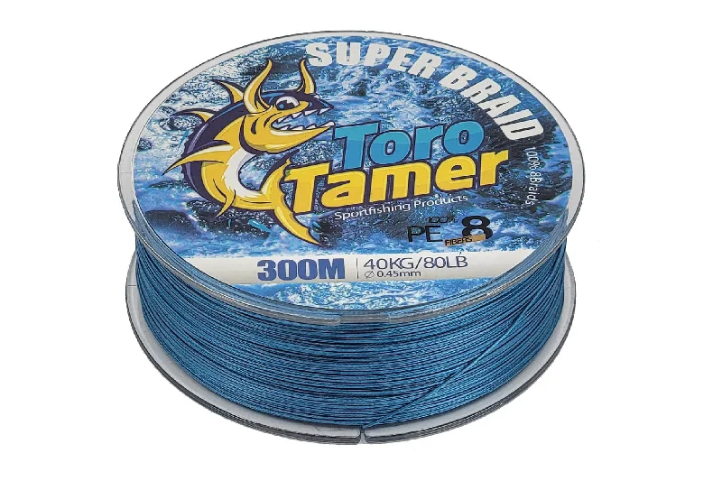 Fishing net quick release-Toro Tamer 8 Strand Solid Braid 300M