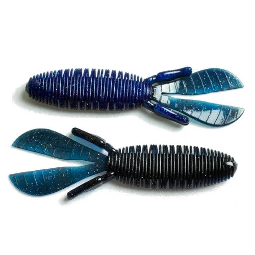 Fishing rod foldable combo-MISSILE Baits D Bomb Soft Bait, Blue