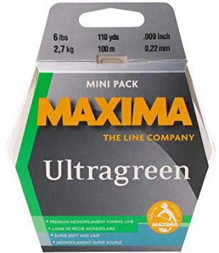 Fishing reel precision strength-Maxima Ultragreen Guide Spool