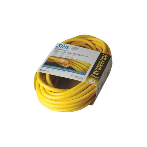 Fishing hook durable steady-Polar/Solar - 50' Yellow Extension Cord