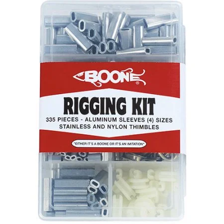 Fishing rod ice case-Boone Bait Rigging Kit  355 Pieces