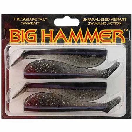 Fishing hook rust support-Big Hammer Swimbaits, Purple