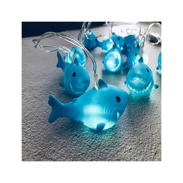 Fishing tackle multi-case-Shark Led Night String Light