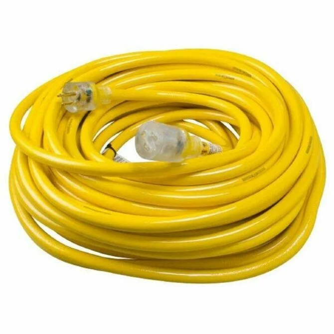 Fishing rod shore pouch-Polar/Solar - 100' Yellow Extension Cord Heavy Duty