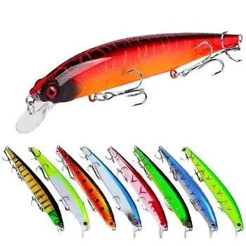 Fishing tackle foldable pouch-Lureswholesale® Minnow Fishing Lure 3D Lifelike Eyes