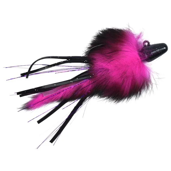 Fishing reel quick strength-Yakima Bait Twitcher Jig - 3/4 Oz. - Black/Cerise/Blue