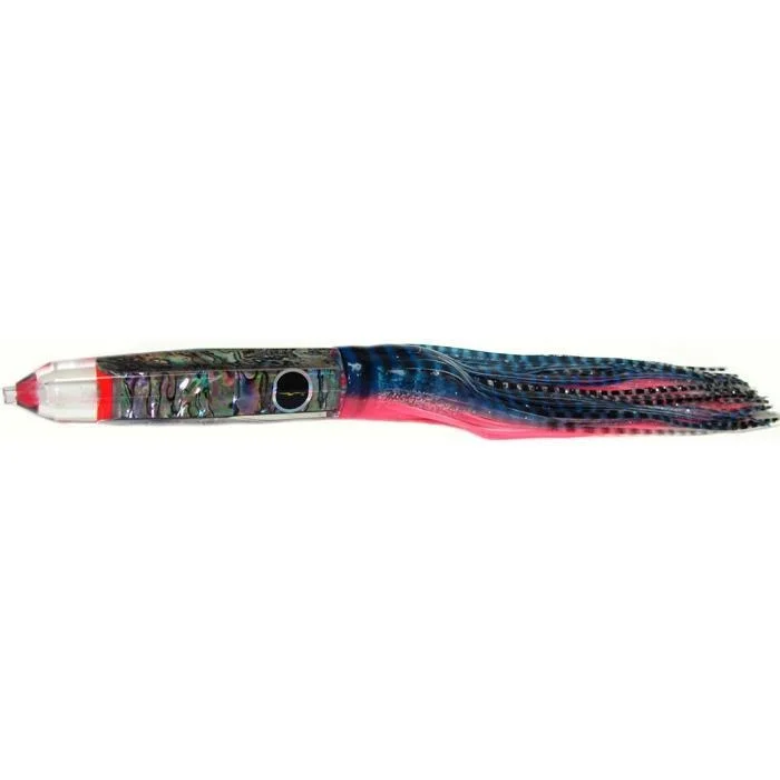 Fishing reel precision reach-Black Bart Wahoo Candy Medium Heavy Tackle Lure - Blue Pink Tiger/Silver Tiger