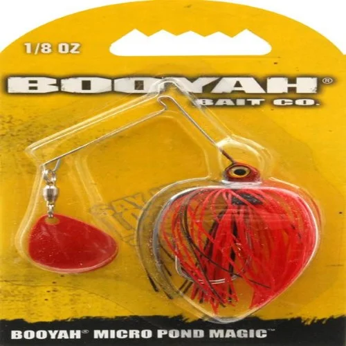 Fishing net quick release-BYMPM18-692 Booyah Micro Pond Magic Spinner Bait - 0.13 Oz., Fire Ant