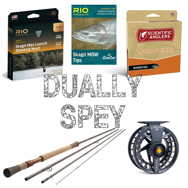 Fishing reel precision control-Redington Dually II Custom Spey Outfit